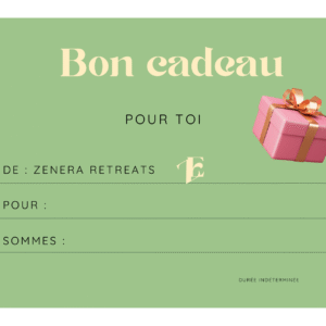 Offrir un bon cadeau Zenera🎁